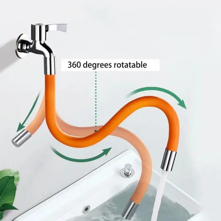 Avtoit | Flexible faucet extension – 50cm 360° swivel & water-saving
