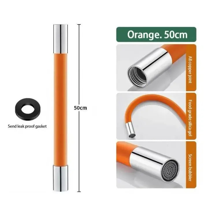 Avtoit | Flexible faucet extension – 50cm 360° swivel & water-saving