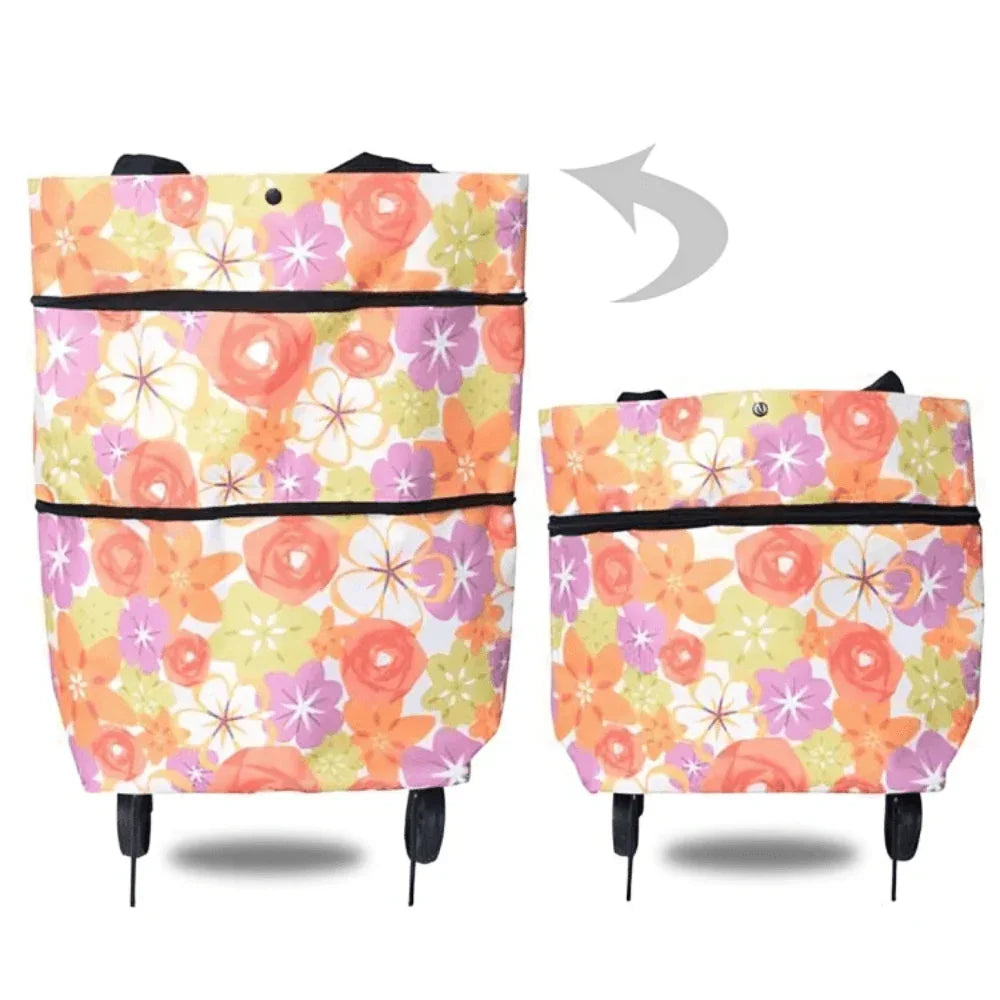Avtoit | Foldable Shopping Trolley Bag with Wheels – Eco-Friendly, Compact & Lightweight