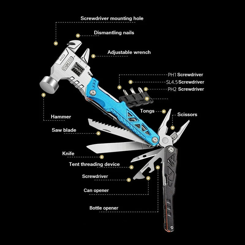 Avtoit | Foldable Screwdriver Survival Kit Tool