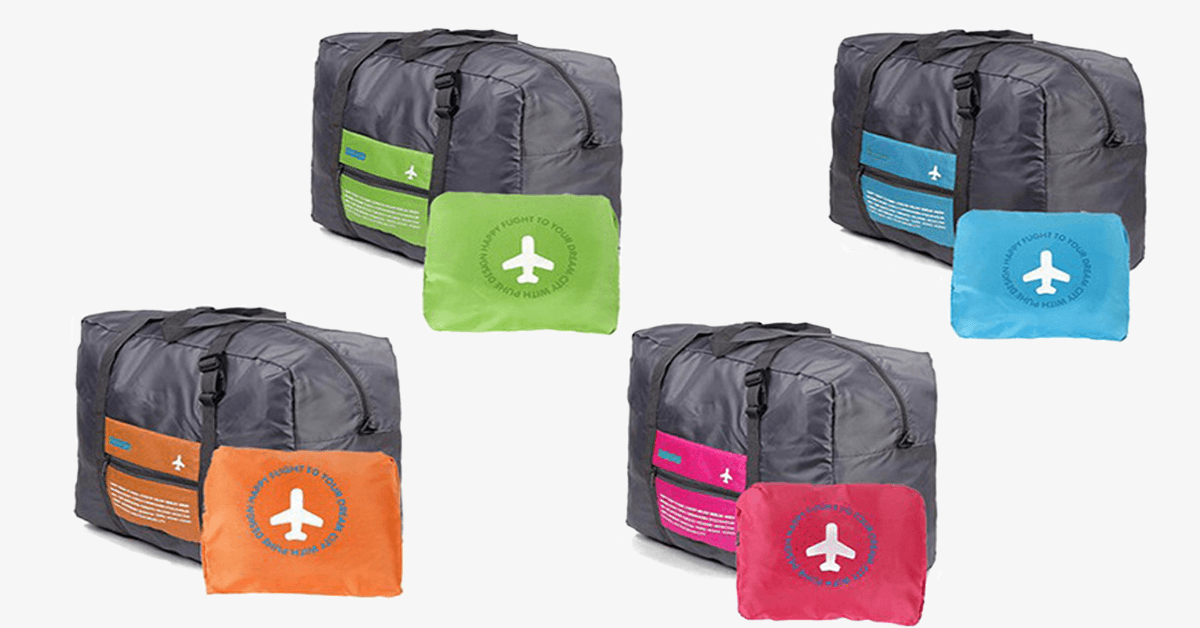 Avtoit | Foldable Duffel Bag - Made from nylon with durability - Adjustable straps - Sturdy handle - Foldable design