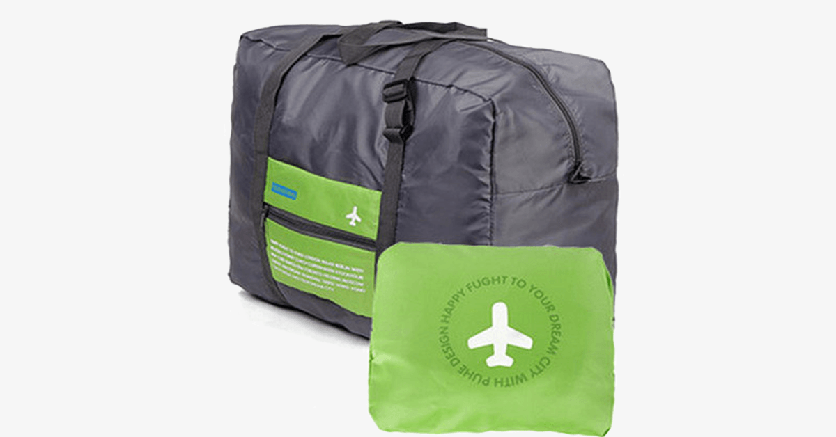 Avtoit | Foldable Duffel Bag - Made from nylon with durability - Adjustable straps - Sturdy handle - Foldable design