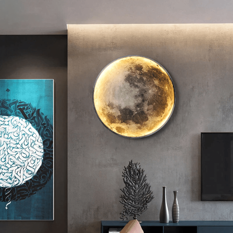Avtoit | LunaGlow – Adjustable Moon Wall Light with LED Ambience
