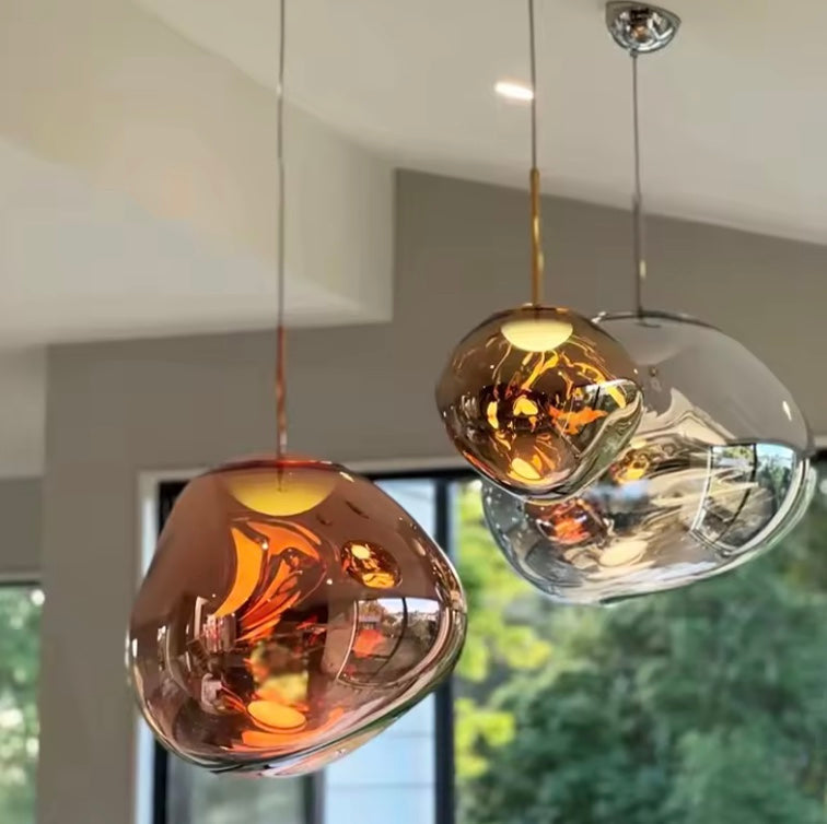 Avtoit | Glass Pendant Light | Scandinavian Modern Design | Clear Glass