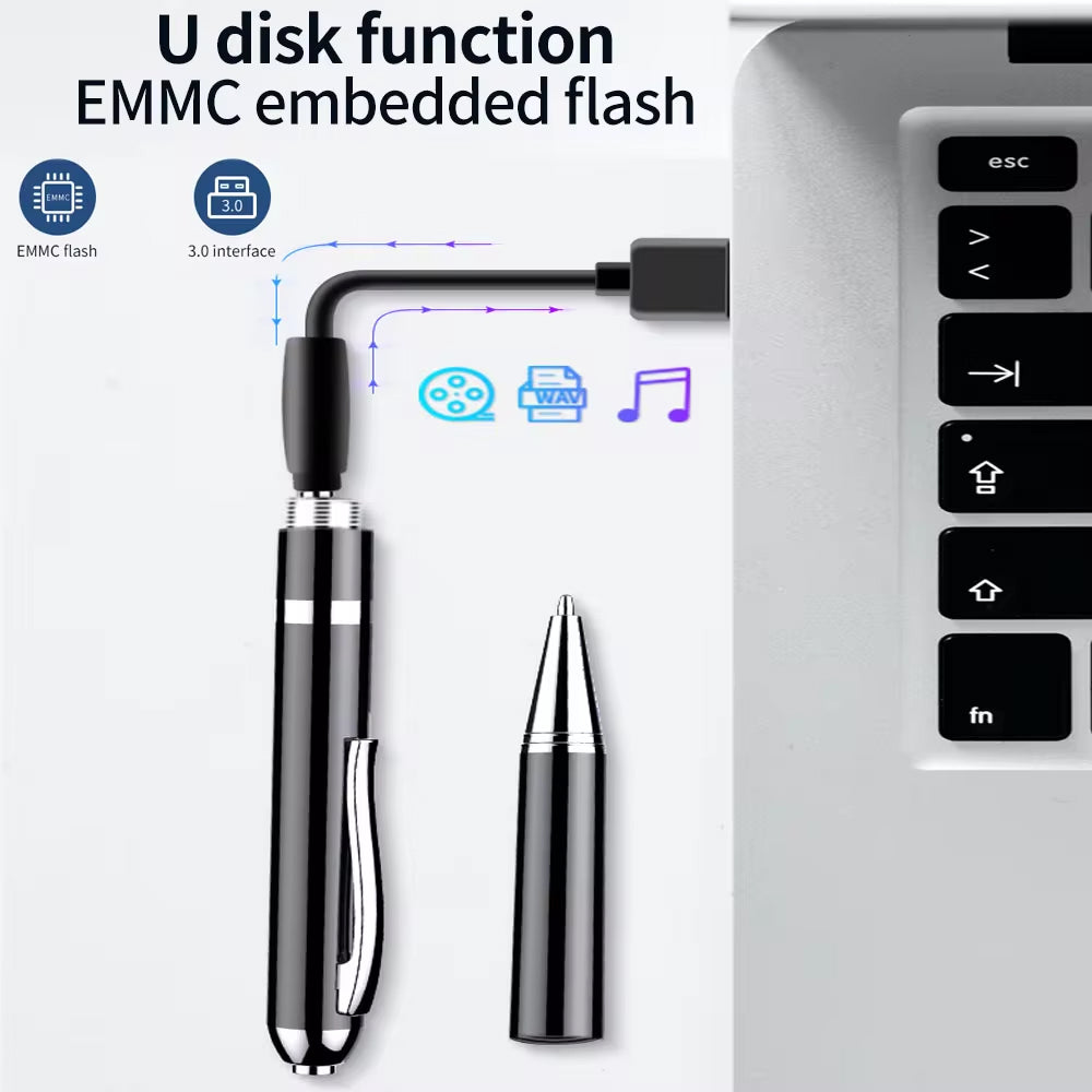 Avtoit | Spy Recorder Pen with Voice Activation, Discreet Sound Recorder for Covert Surveillance