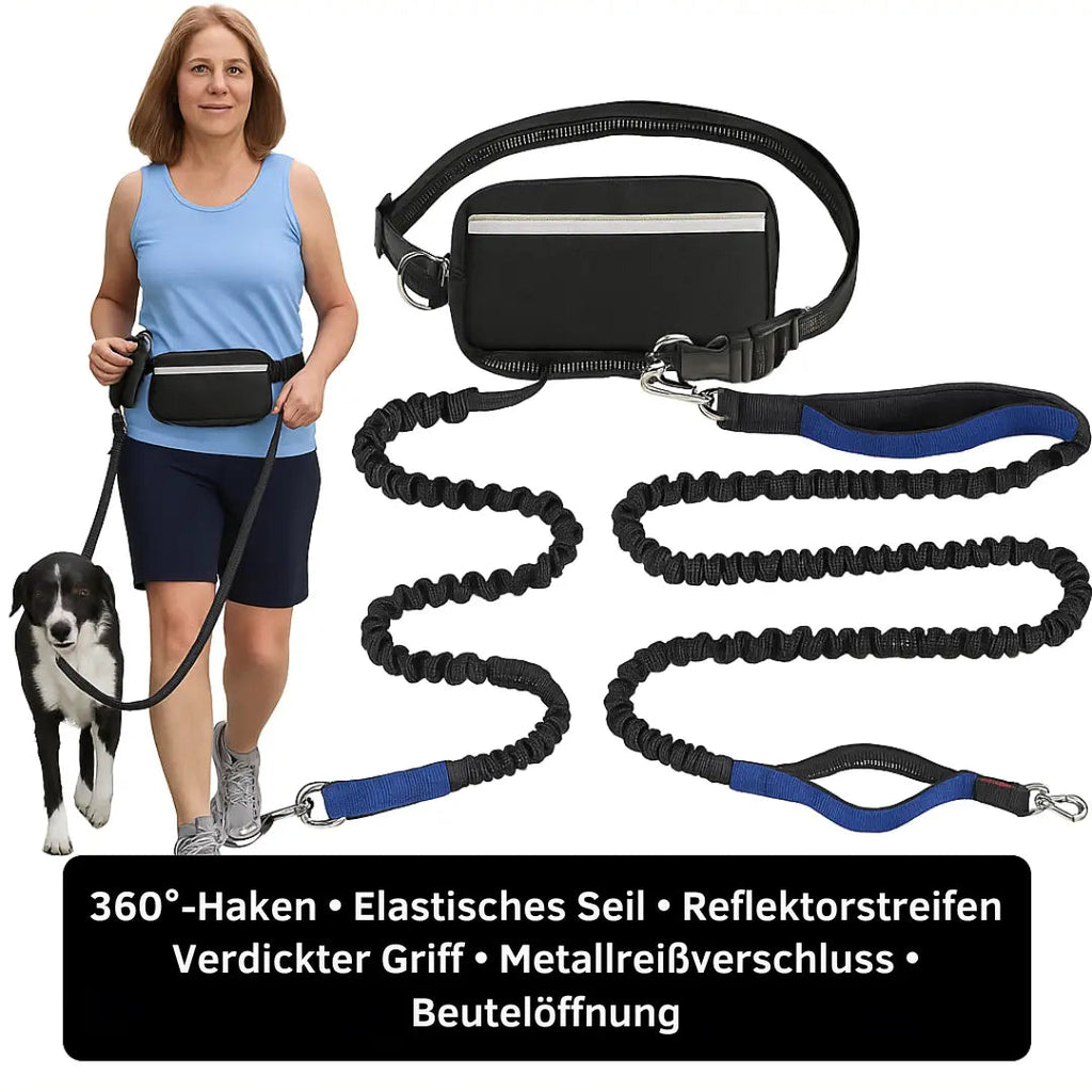Avtoit | Hands-free walking – with leash & bag in one