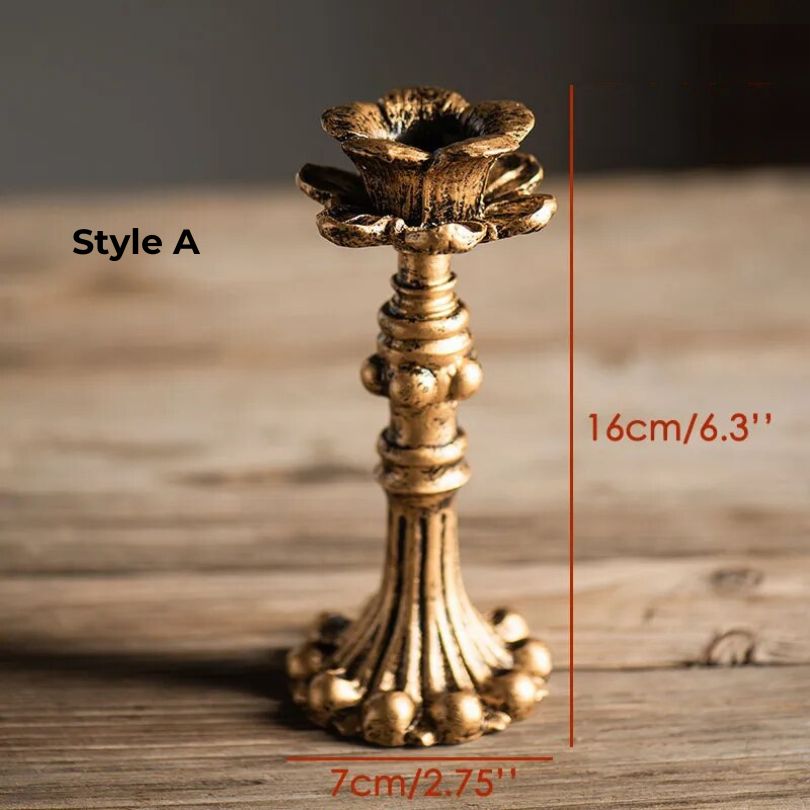 Avtoit | AuricGlow – Rustic Candle Holder with Elegant Luxury for a Timeless Look
