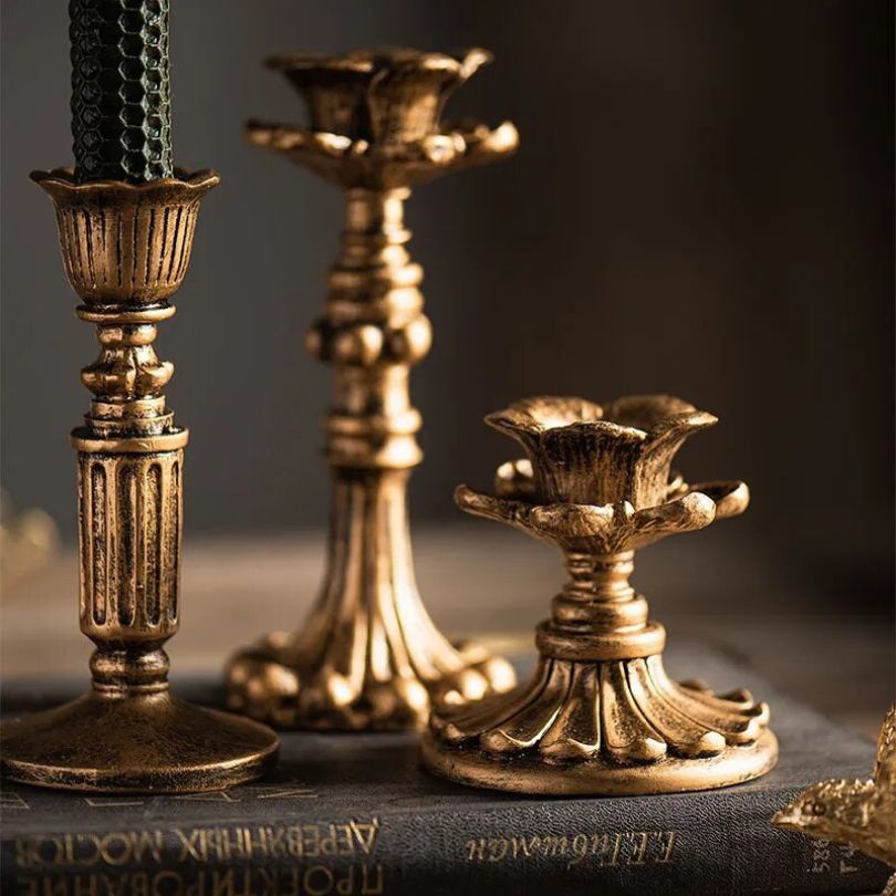 Avtoit | AuricGlow – Rustic Candle Holder with Elegant Luxury for a Timeless Look