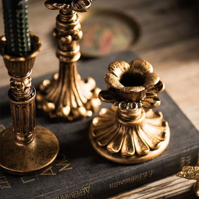 Avtoit | AuricGlow – Rustic Candle Holder with Elegant Luxury for a Timeless Look