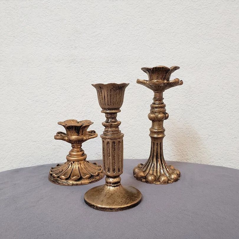 Avtoit | AuricGlow – Rustic Candle Holder with Elegant Luxury for a Timeless Look