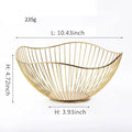 Avtoit | Fruit basket – iron – hollow drain basket – living room decor