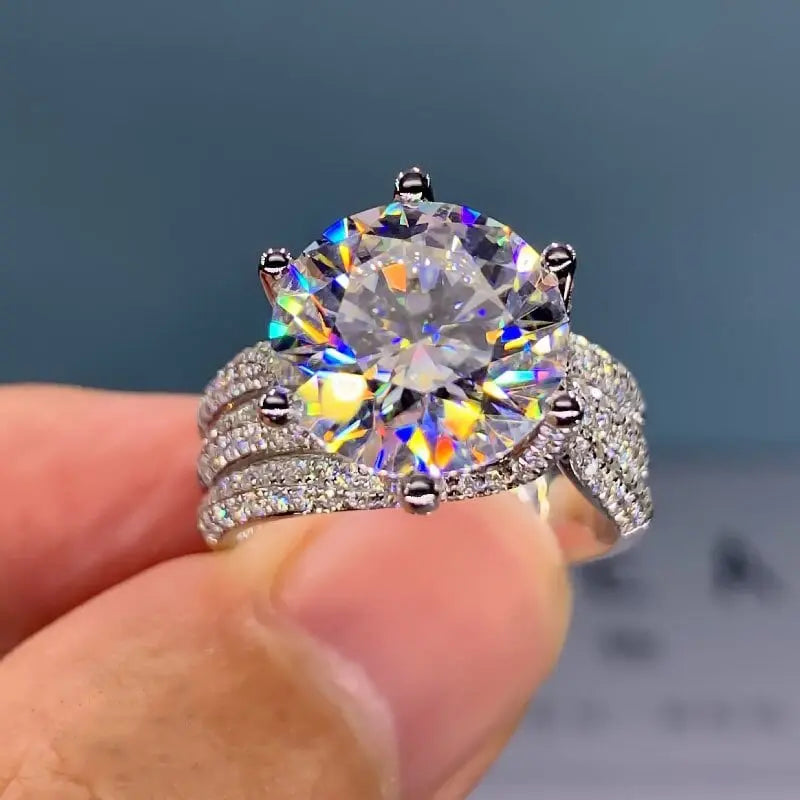 Avtoit | Sparkling 3-Carat Zirconia Ring – Glamorous Shine for Any Occasion
