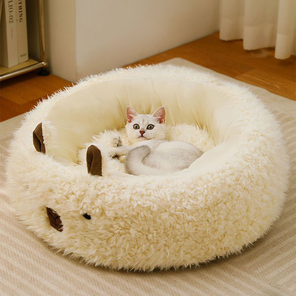 Avtoit | Alpaca-shaped, fluffy, warm, detachable dog and cat bed