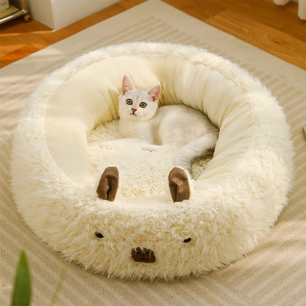 Avtoit | Alpaca-shaped, fluffy, warm, detachable dog and cat bed
