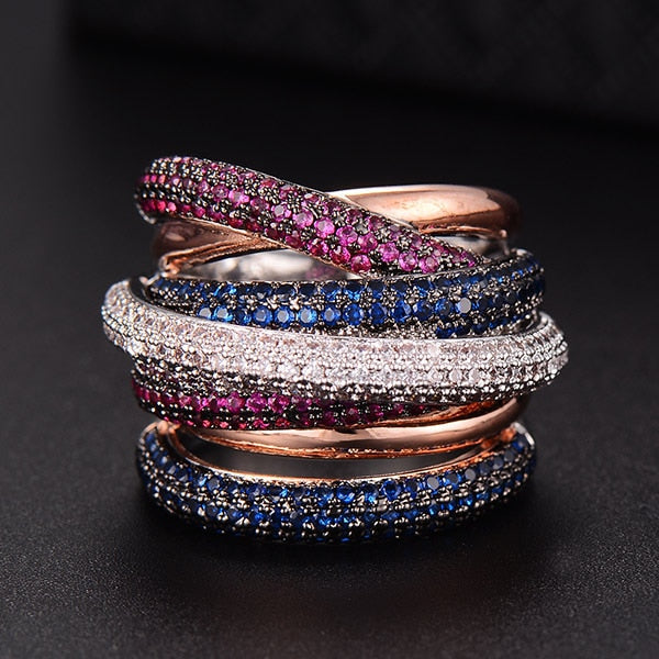 Avtoit | Monaco Design Luxury Statement Stackable Ring For Women
