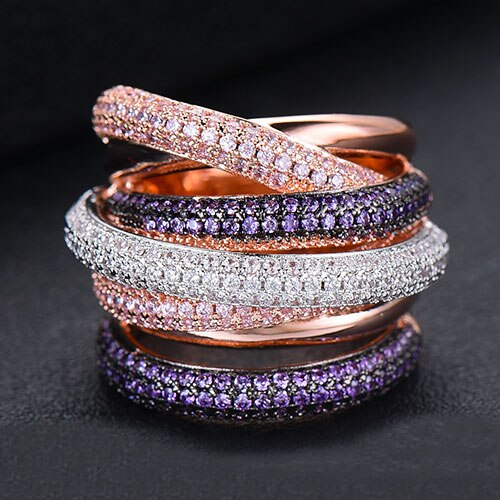 Avtoit | Monaco Design Luxury Statement Stackable Ring For Women