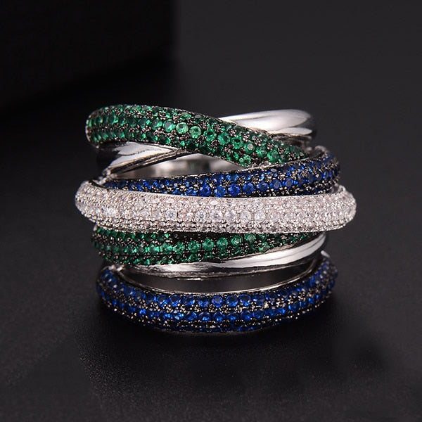Avtoit | Monaco Design Luxury Statement Stackable Ring For Women