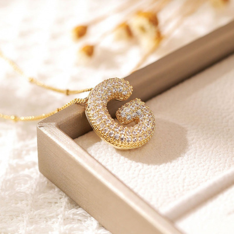 Avtoit | Alphabet-Diamond-Pendant-Necklace