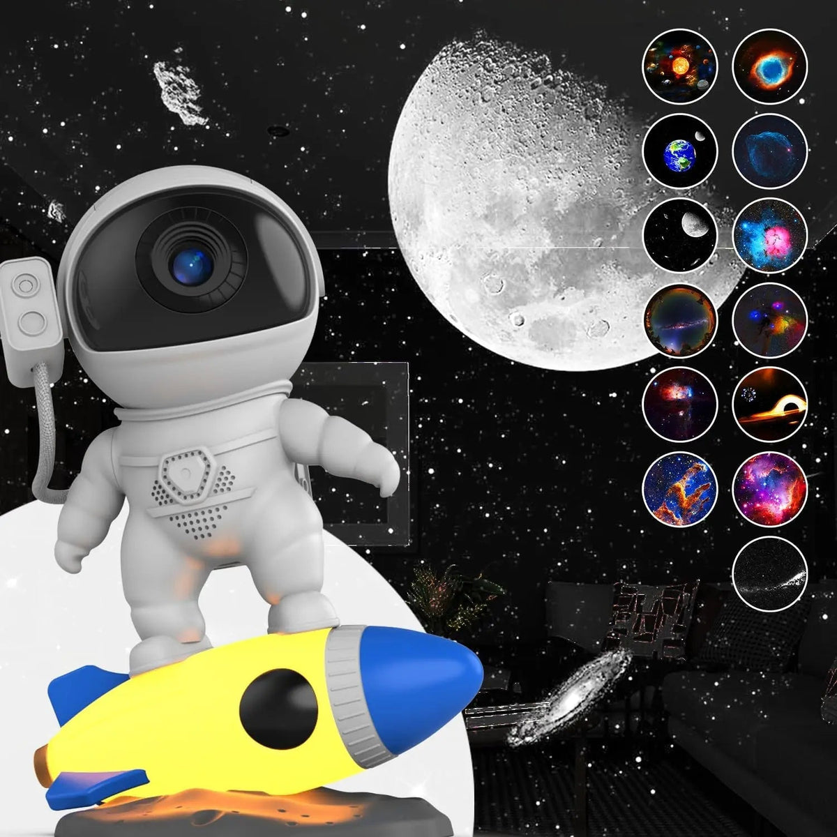 Avtoit | Galaxy Projector | 360° Starry Sky Lighting