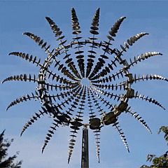 Avtoit Metal Wind Spinner for Garden