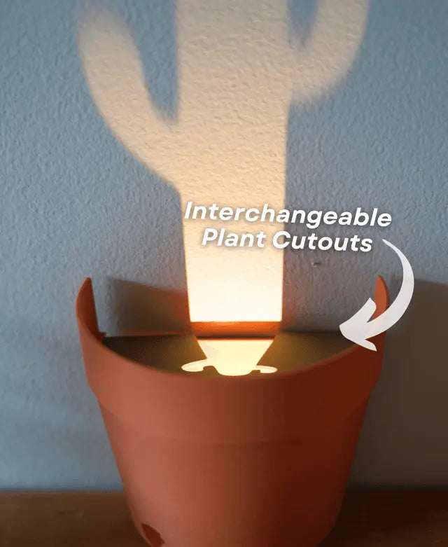 Avtoit | Garden-Graveyard-Plant Pot with LED Light Projection