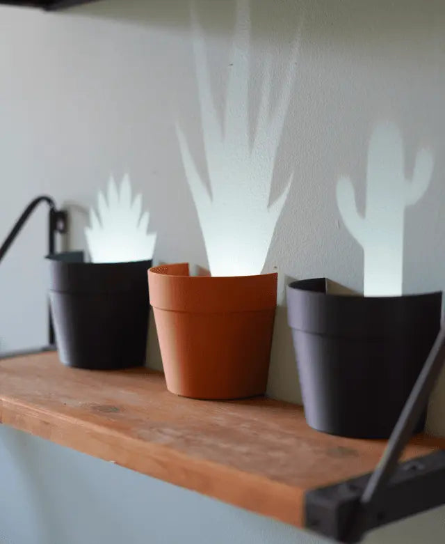 Avtoit | Garden-Graveyard-Plant Pot with LED Light Projection