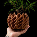 Avtoit | Geometric Flower Pot | 3D Printed Planter made of Bioplastic