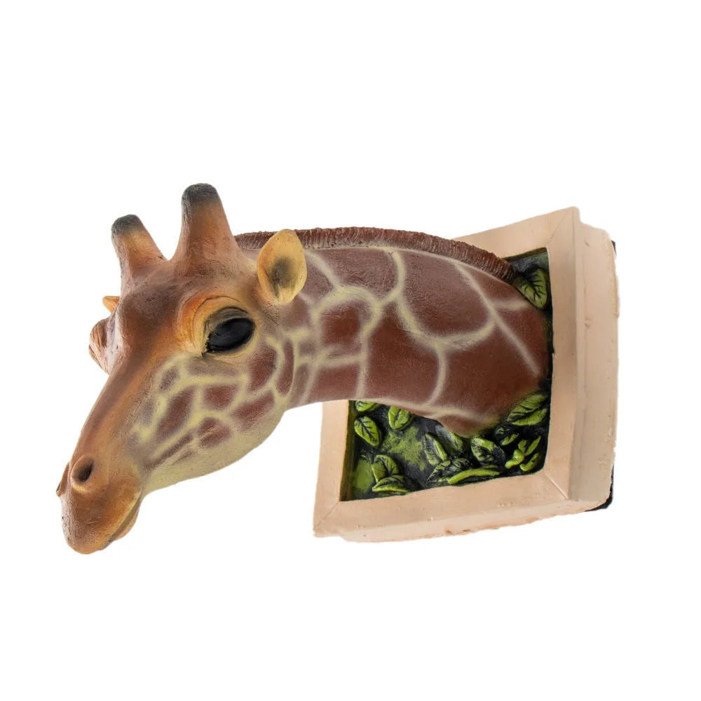 Avtoit | Giraffe Head - Wall Decoration - 3D Sculpture - Lifelike Decoration