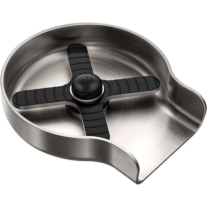Avtoit | Stainless Steel Metal Faucet Glass Rinser for Kitchen Sinks,Bottle Washer,Kitchen Sink Accessories