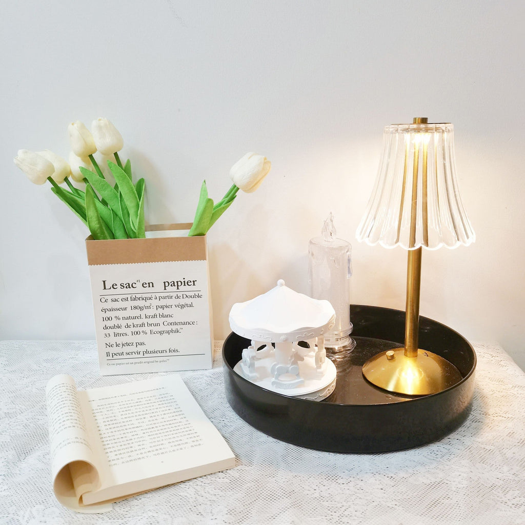 Avtoit | RadiantGold – Elegant Portable Table Lamp