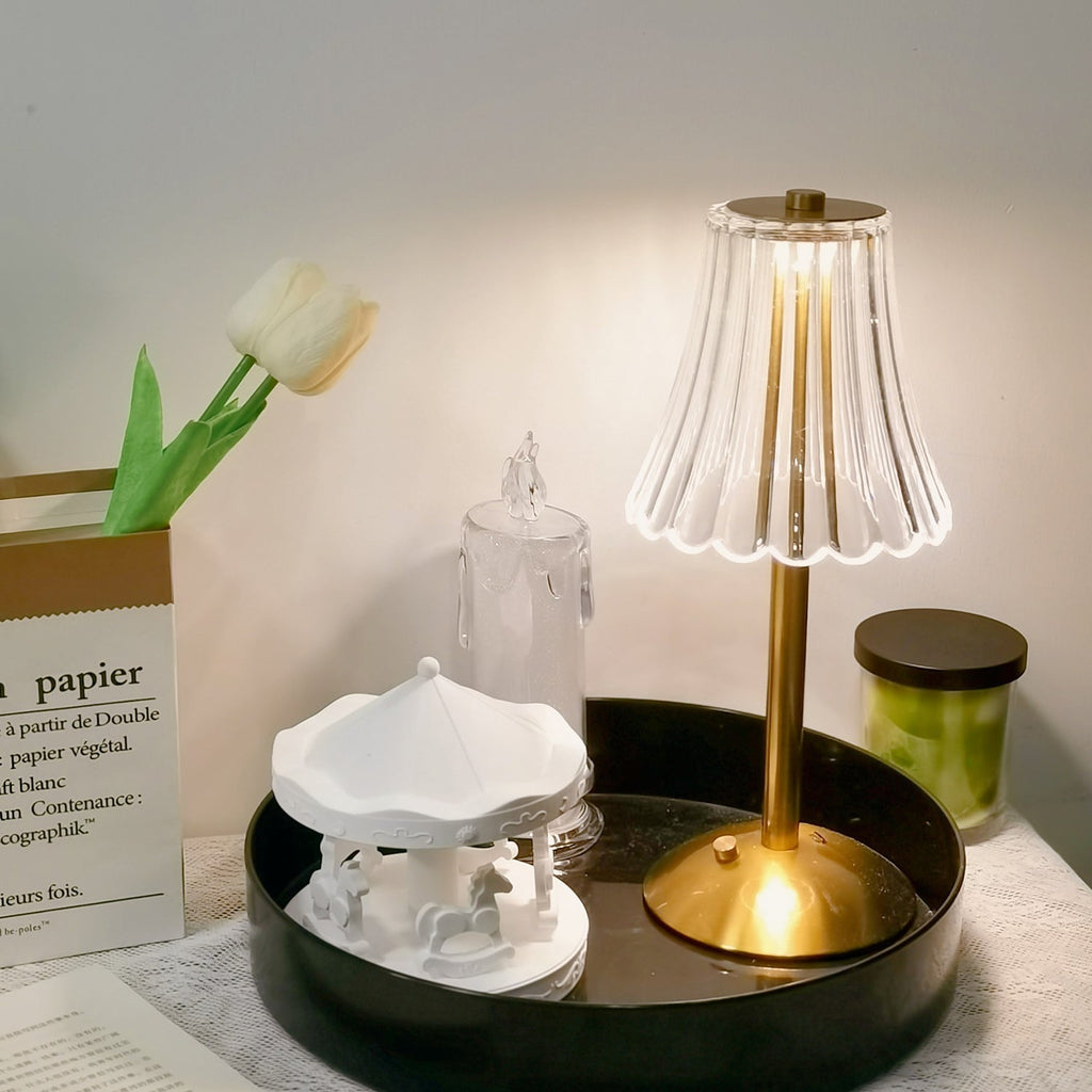 Avtoit | RadiantGold – Elegant Portable Table Lamp