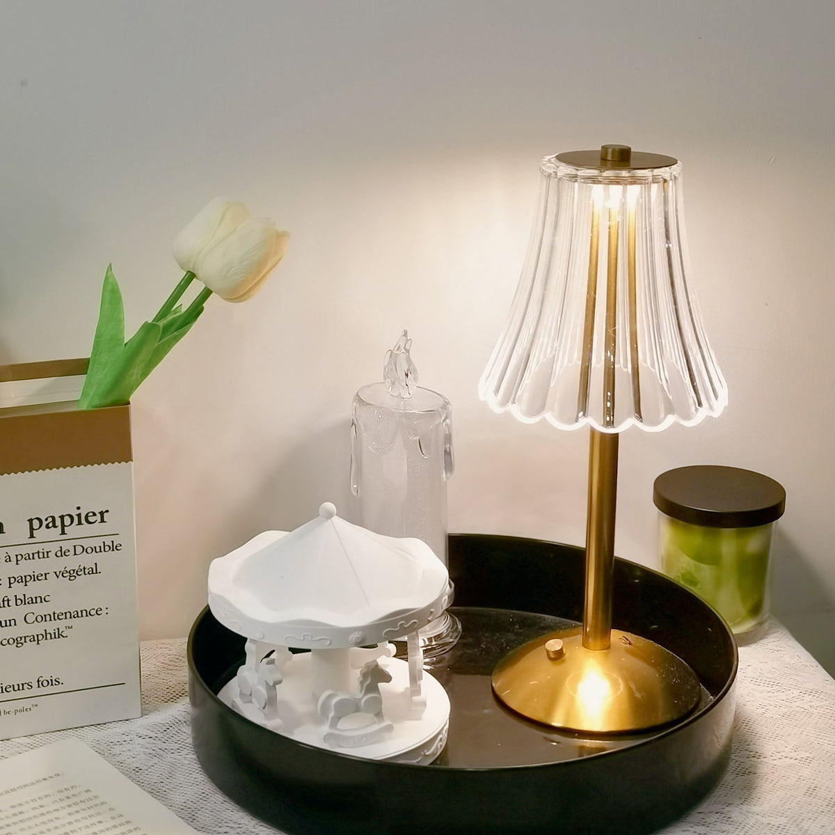 Avtoit | RadiantGold – Elegant Portable Table Lamp
