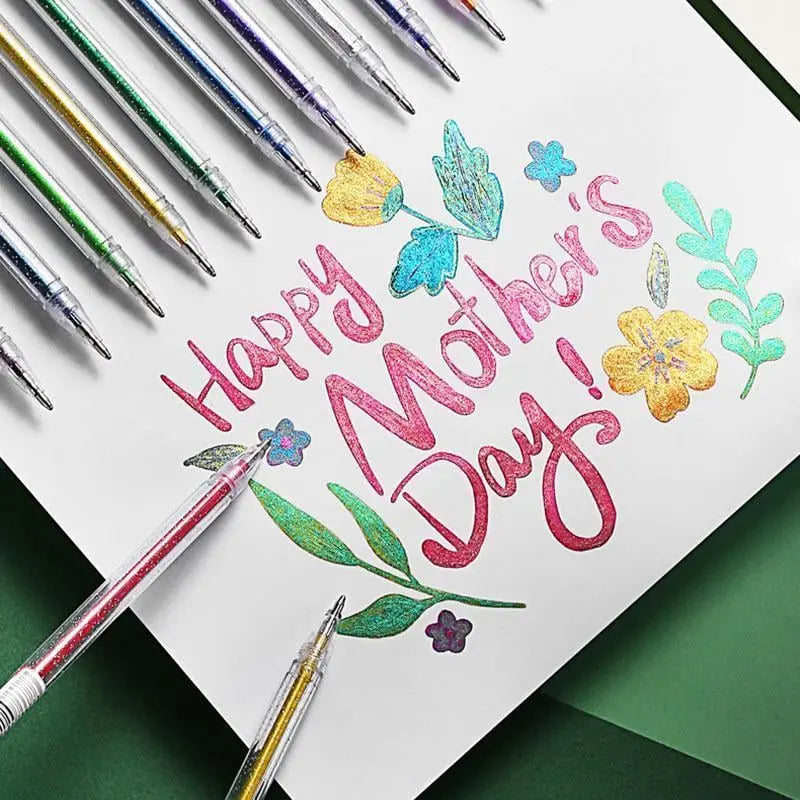 Avtoit | Glitter Gel Pen Set – Perfect for Bullet Journals & Creative Designs