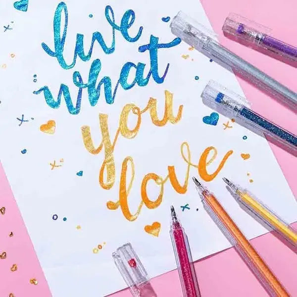 Avtoit | Glitter Gel Pen Set – Perfect for Bullet Journals & Creative Designs