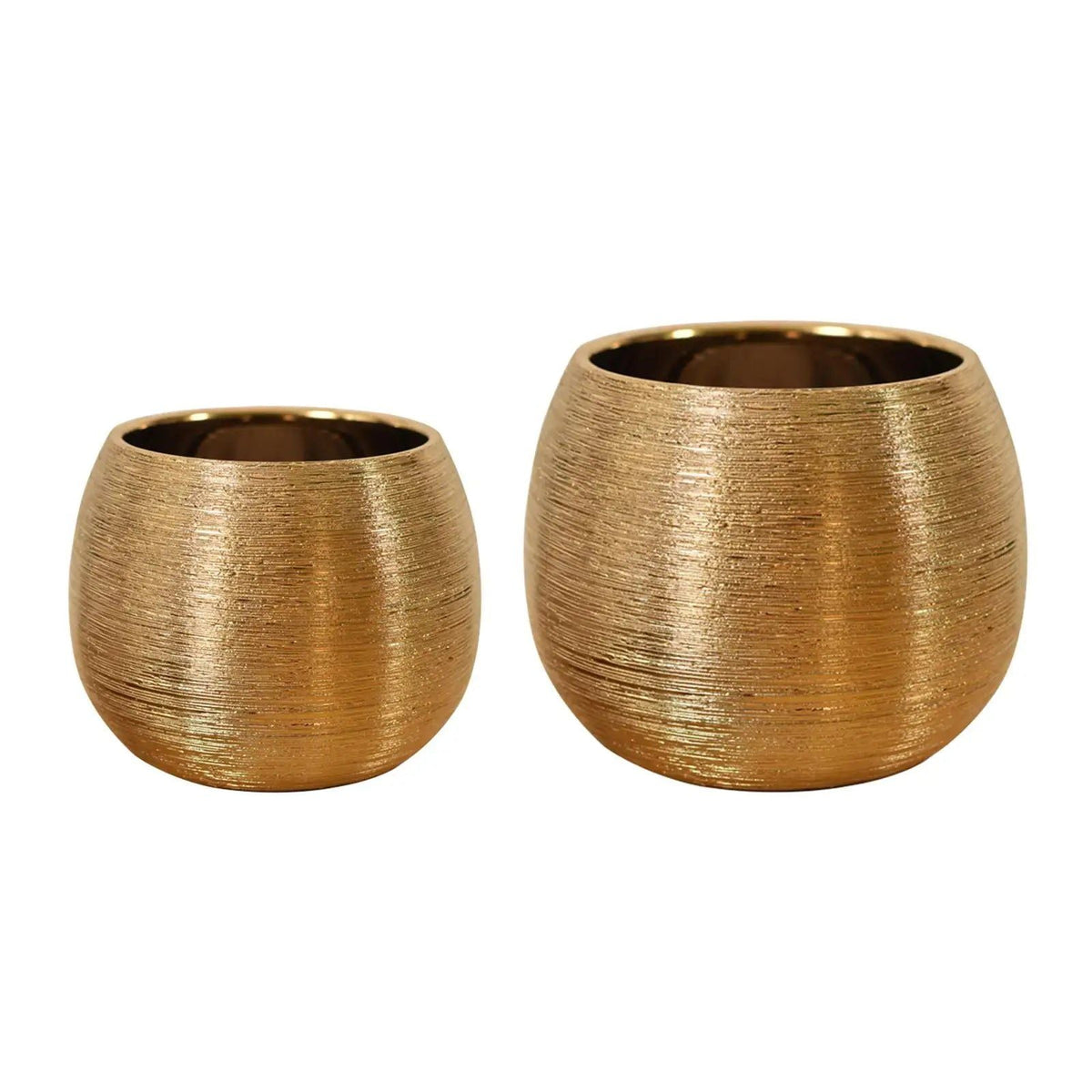 Avtoit | Gold-coated flower pot