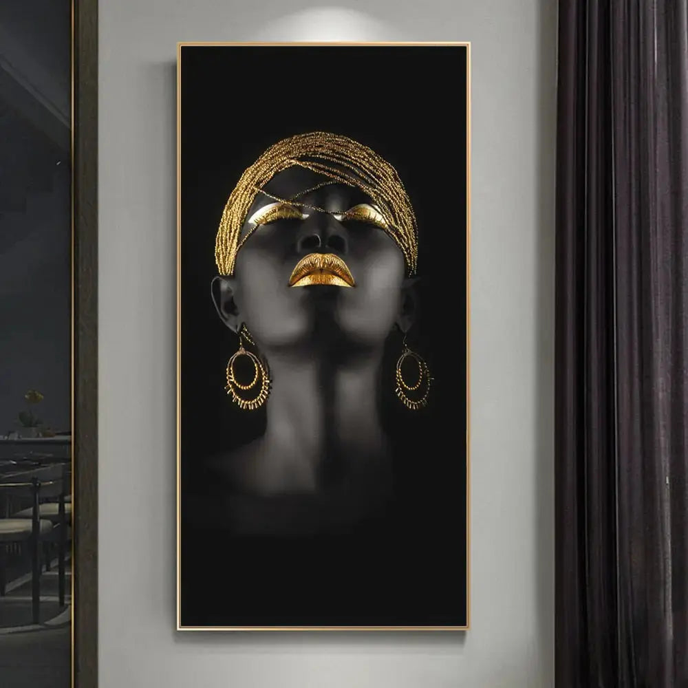 Avtoit | Golden Lady canvas art