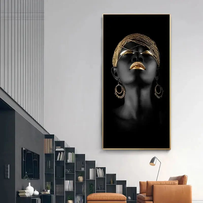 Avtoit | Golden Lady canvas art