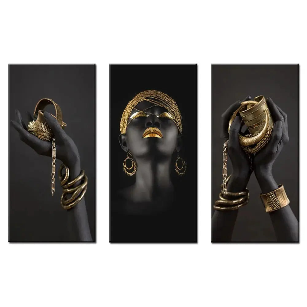 Avtoit | Golden Lady canvas art