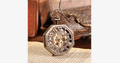Avtoit | Golden Treasure Mechanical Pocket Watch - Vintage and Antique Look with an Admirable Design