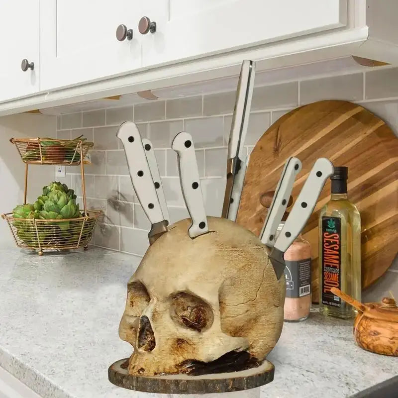 Avtoit | Gothic Skull Knife Holder
