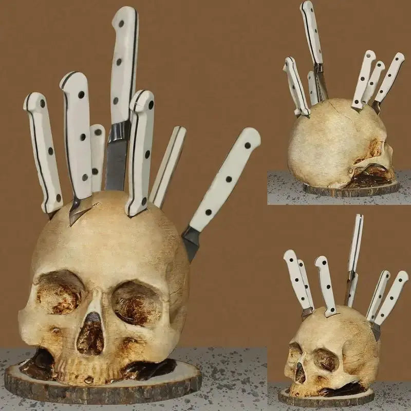 Avtoit | Gothic Skull Knife Holder