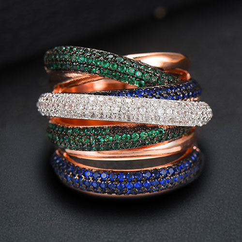 Avtoit | Monaco Design Luxury Statement Stackable Ring For Women