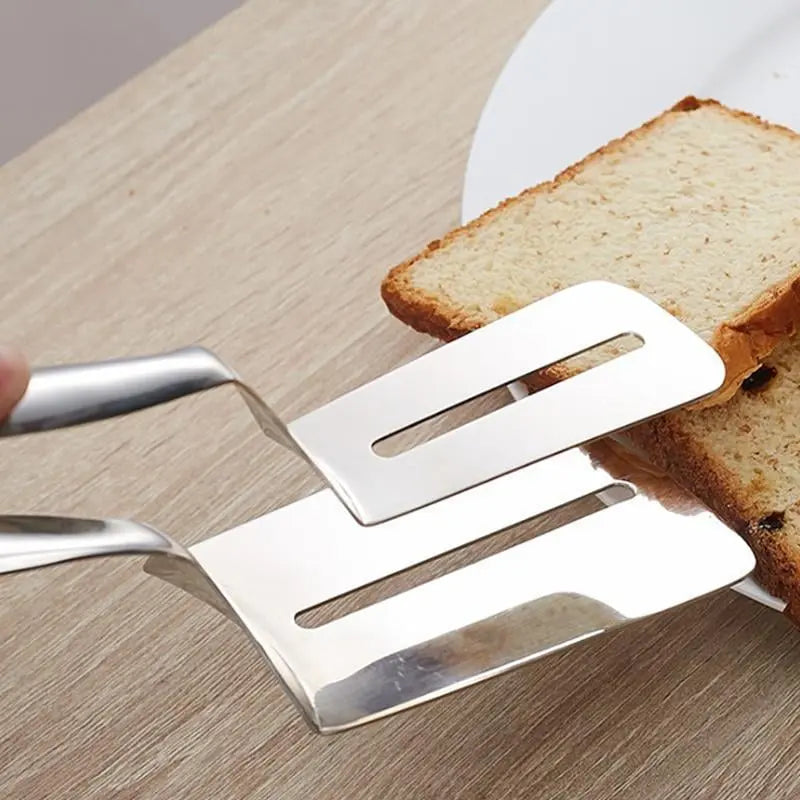 Avtoit | Grill tongs made of stainless steel – 2-in-1 spatula & gripping tongs