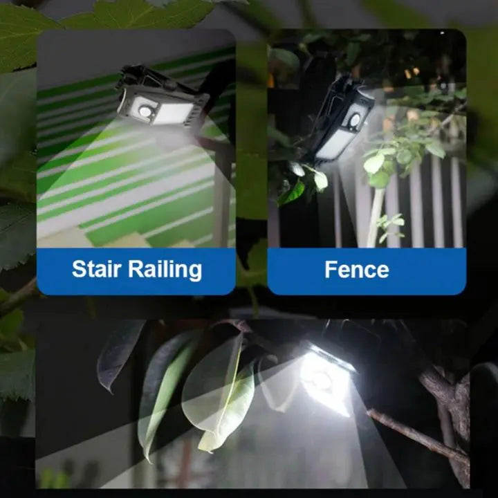 Avtoit | Large Solar LED Outdoor Lamp – With Clip & Motion Sensor
