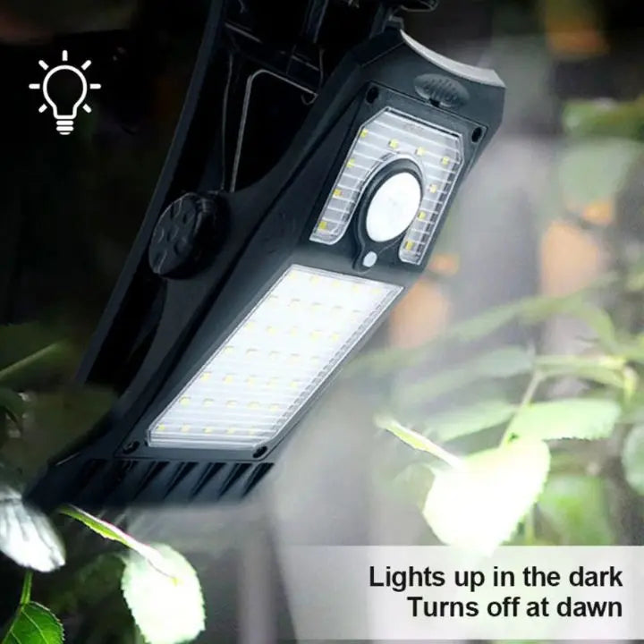 Avtoit | Large Solar LED Outdoor Lamp – With Clip & Motion Sensor