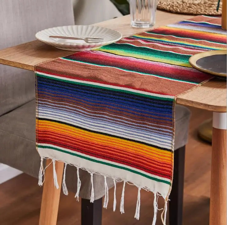 Avtoit | Boho Vibrant Mexican Serape Blanket