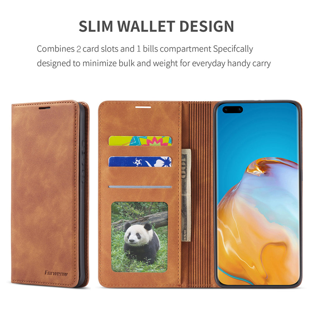Avtoit | Huawei Case: Magnetic Leather Bag for Stylish Protection