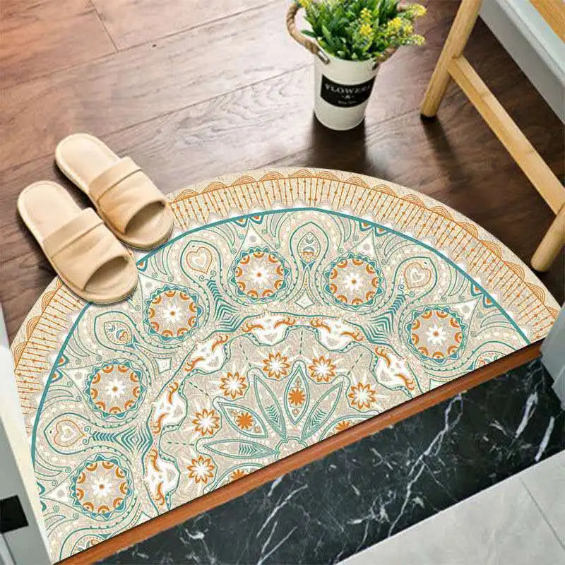 Avtoit | Bohemian non-slip semicircular doormat