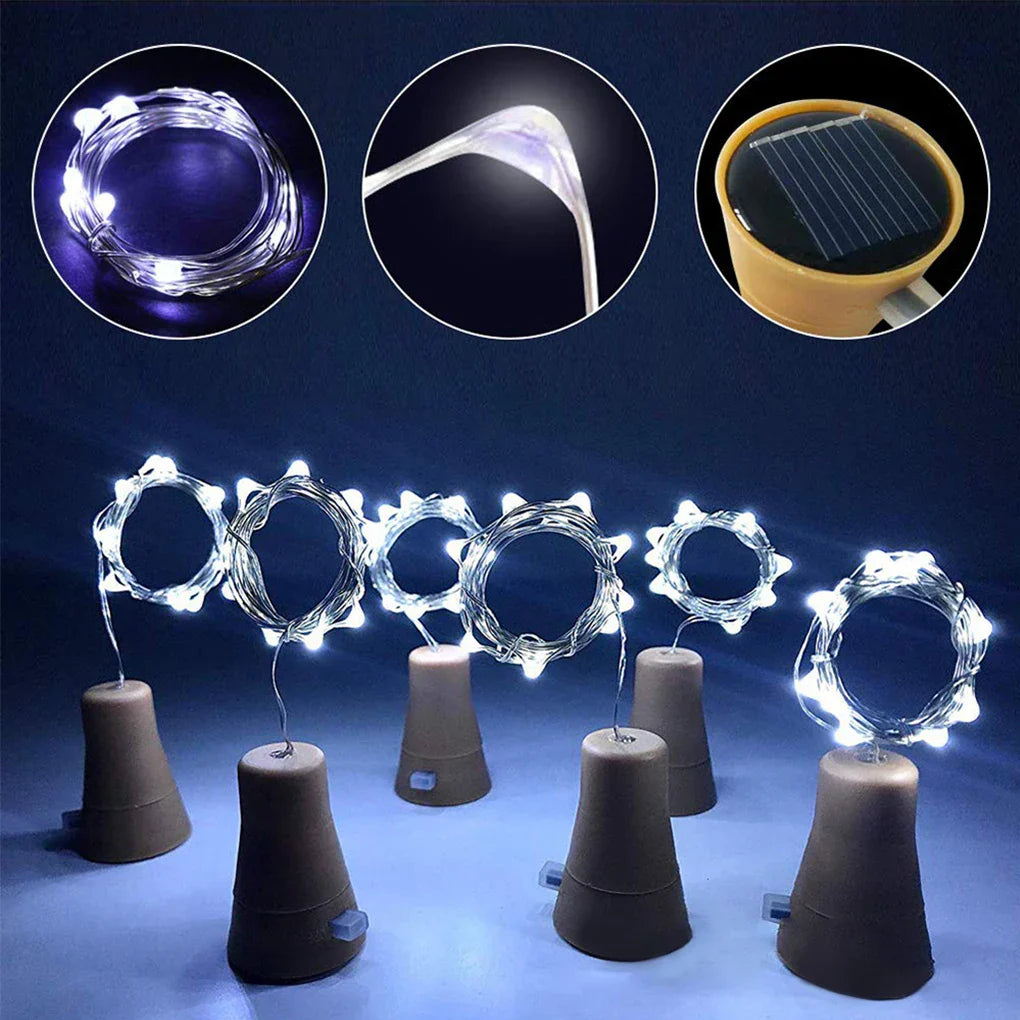Avtoit | Solar-Powered Bottle Cork String Lights