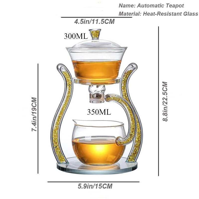 Avtoit | Crystal Glass Fancy Magnetic Tea Infuser